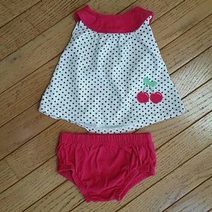Girl's Sleeveless Top and Bottoms Set